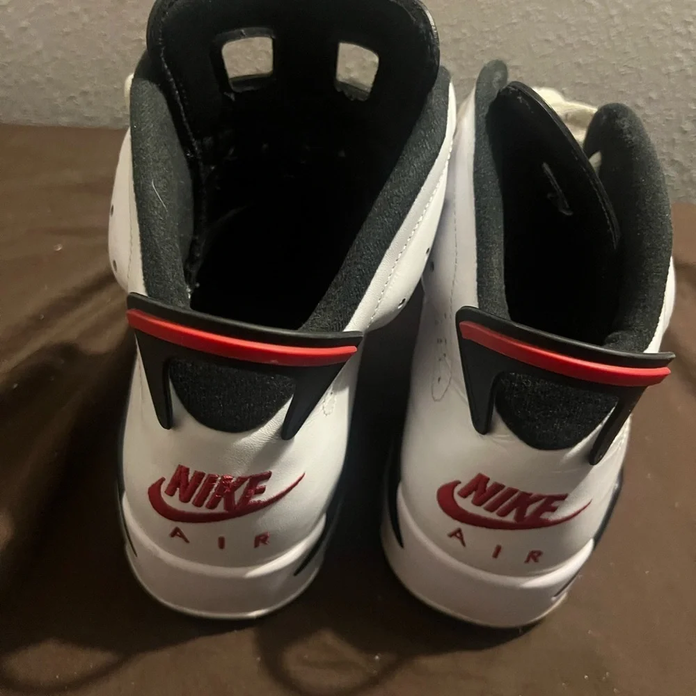 Nike Black and White Sneakers Nike Retro 6 Carmine OG